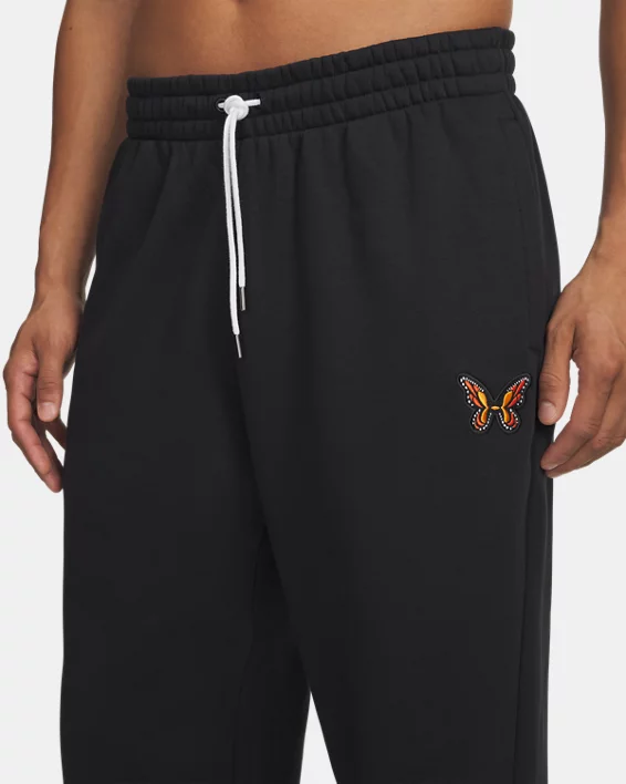 UA Icon Fleece Day Of The Dead Mens Joggers - Image 4
