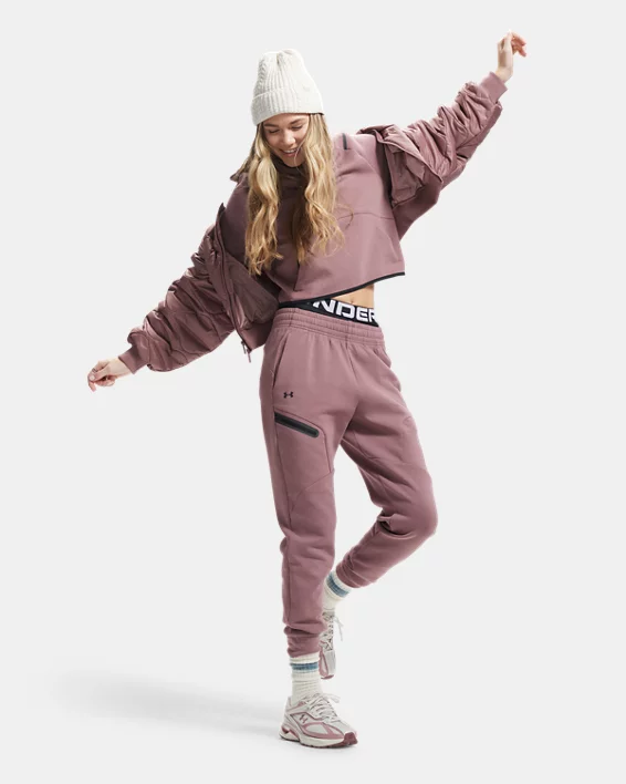 UA Unstoppable Fleece Womens Hoodie - Image 4