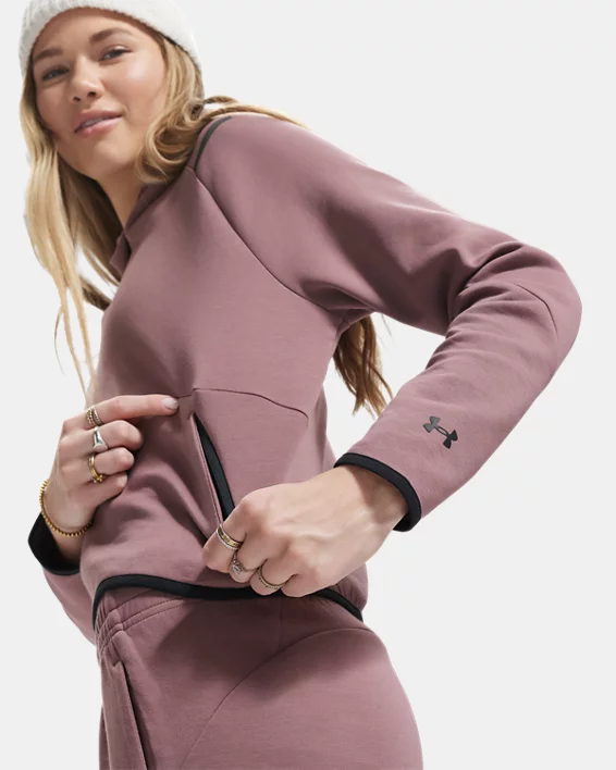 UA Unstoppable Fleece Womens Hoodie - Image 6