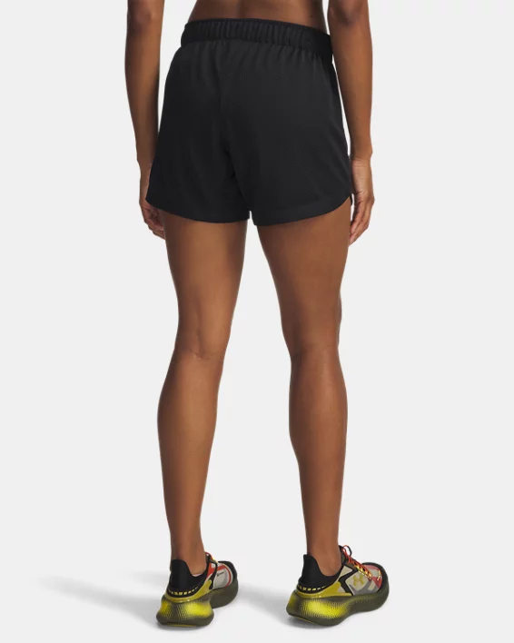 UA Icon Mesh Womens 5 Shorts - Image 2