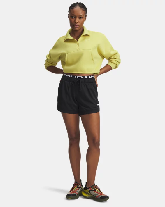 UA Icon Mesh Womens 5 Shorts - Image 3