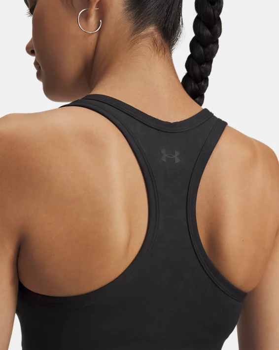 UA Meridian Suede Effect Womens Sports Bra - Image 7
