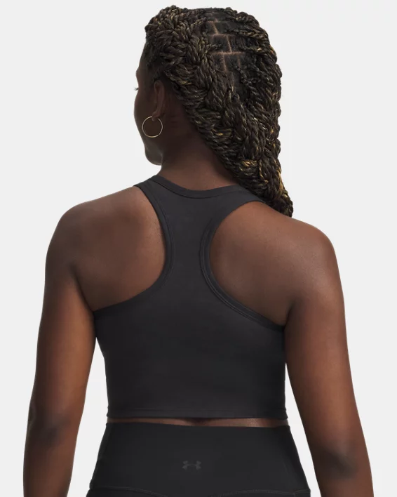 UA Meridian Suede Effect Womens Sports Bra - Image 5