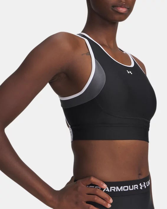 UA Crossback Mid Open Back Womens Sports Bra - Image 4