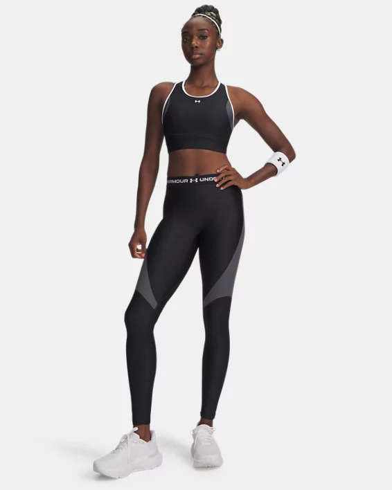 UA Crossback Mid Open Back Womens Sports Bra - Image 3