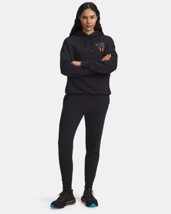 UA Icon Fleece Day Of The Dead Womens Joggers - Image 3