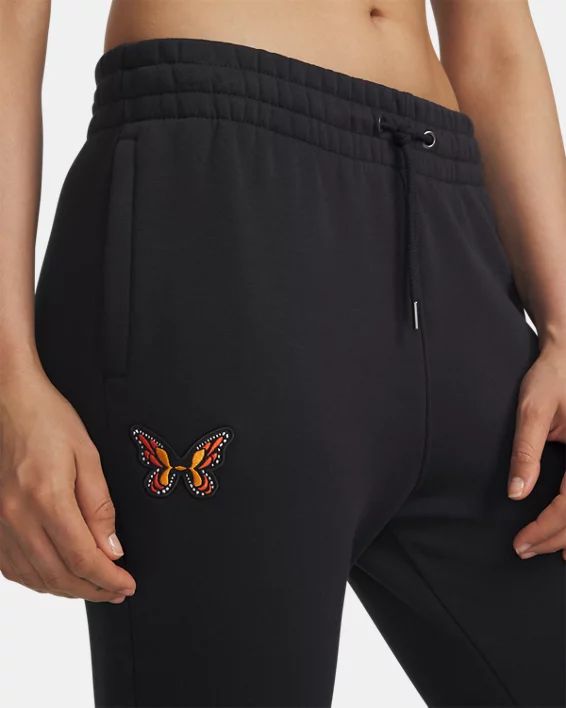 UA Icon Fleece Day Of The Dead Womens Joggers - Image 4