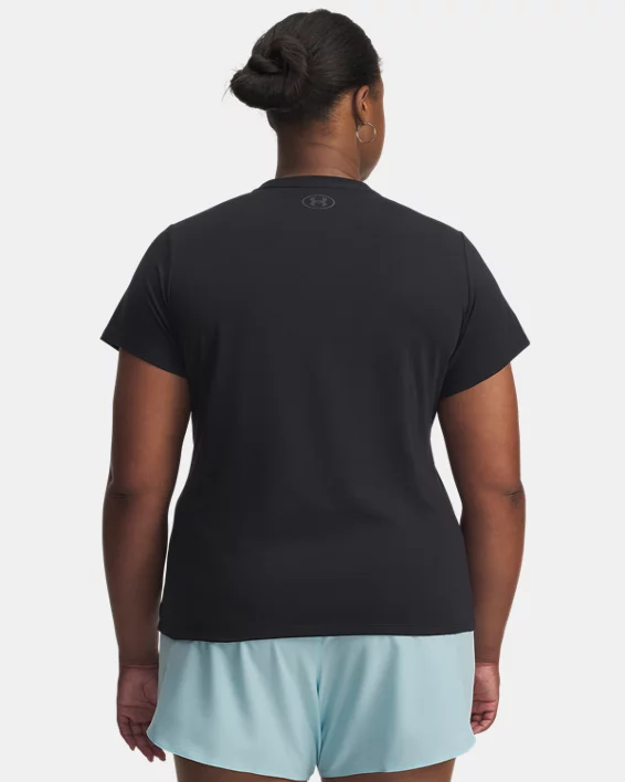 UA Rival Shimmer Womens Short Sleeve - Image 2