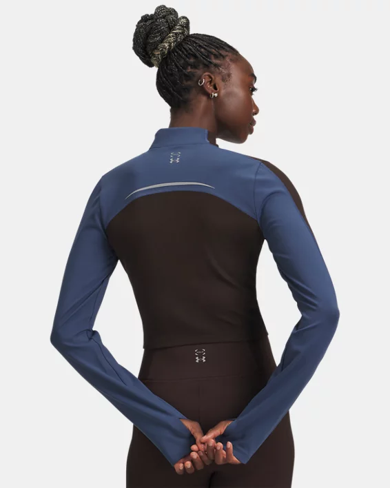 UA Halo Cold Weather Womens Long Sleeve Mock - Image 2