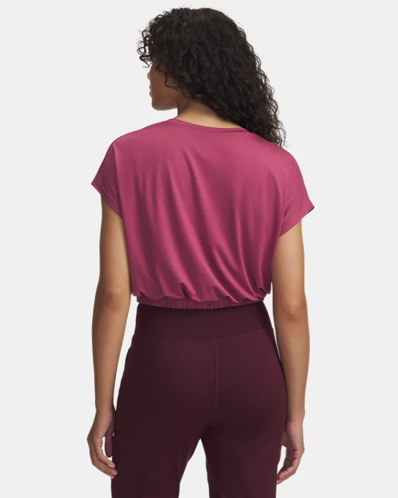 UA Motion Bubble Hem Womens Short Sleeve - Image 2