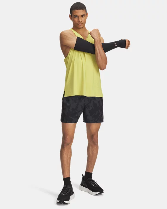UA Launch Pro Printed Mens 7 Shorts - Image 3