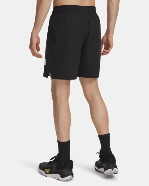 UA Zone Woven Graphic Mens 7 Shorts - Image 2
