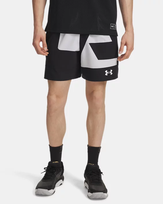 UA Zone Woven Graphic Mens 7 Shorts
