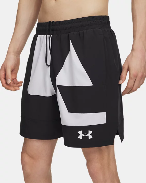 UA Zone Woven Graphic Men's 7 Shorts - Image 4
