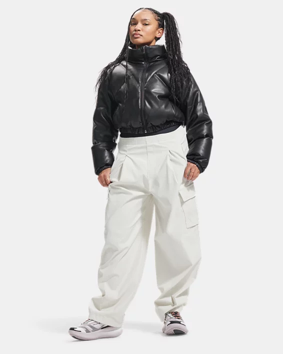 UA Latitude Leather Womens Puffer Jacket - Image 5