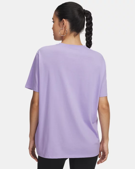 UA Etched Roses Womens Oversized Short Sleeve - Image 2