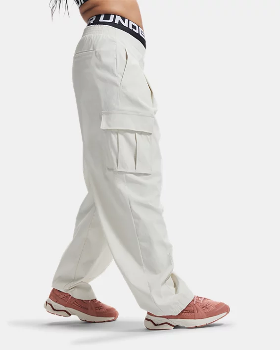 UA Unstoppable Woven Ripstop Womens Cargo Pants - Image 7