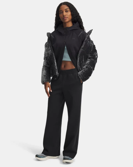 UA Unstoppable Fleece Womens Pants - Image 3