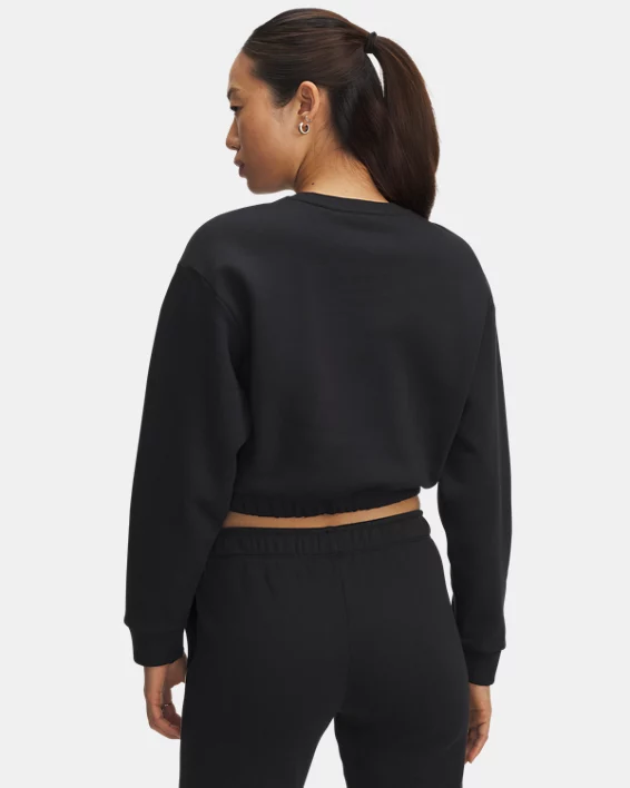 UA Rival Fleece Piped Womens Crew - Image 2
