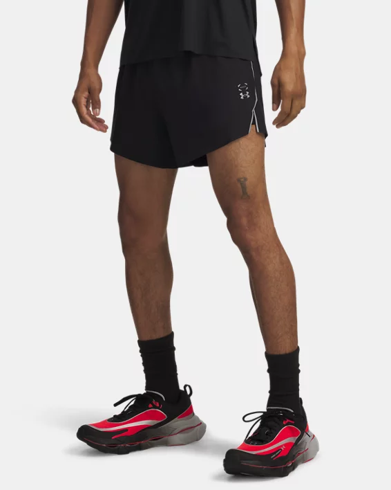 UA Halo Run Mens 4 Shorts