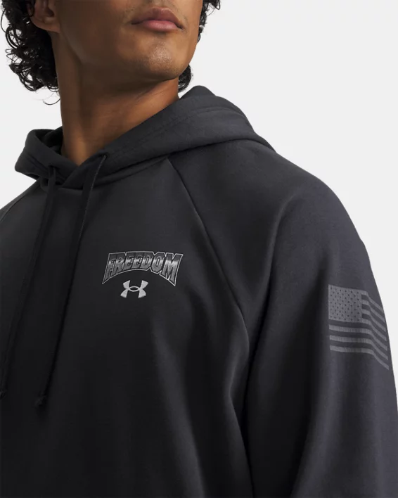 UA Freedom Eagle Mens Hoodie - Image 3
