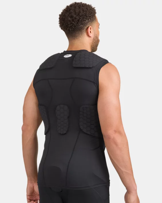 UA Gameday Armour Pro Mens 6-Pad Top - Image 2