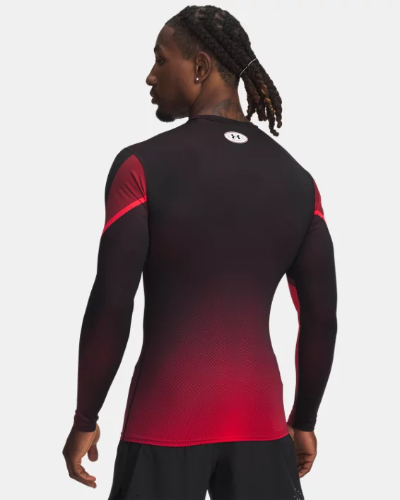 HeatGear Sublimated Crew Mens Long Sleeve - Image 2