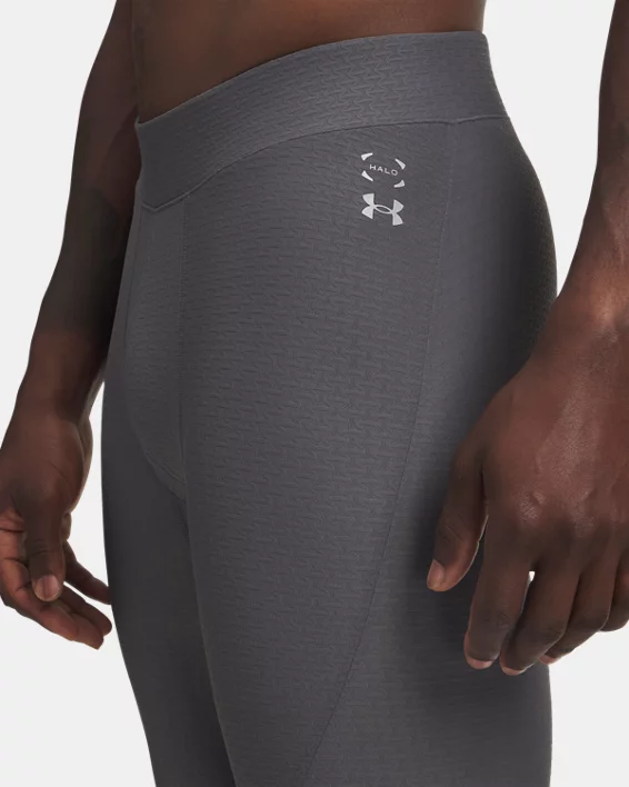 UA Halo Bonded Auxetic Mens Leggings - Image 5