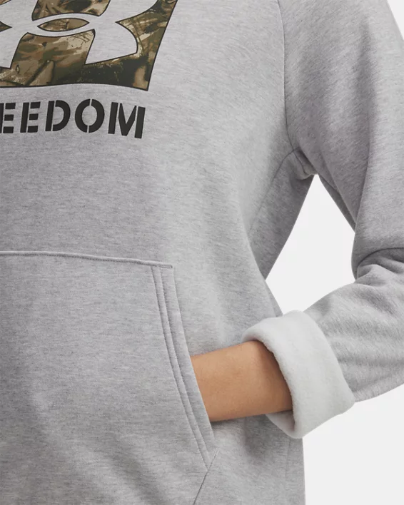 UA Freedom Rival Fleece Womens Hoodie - Image 3
