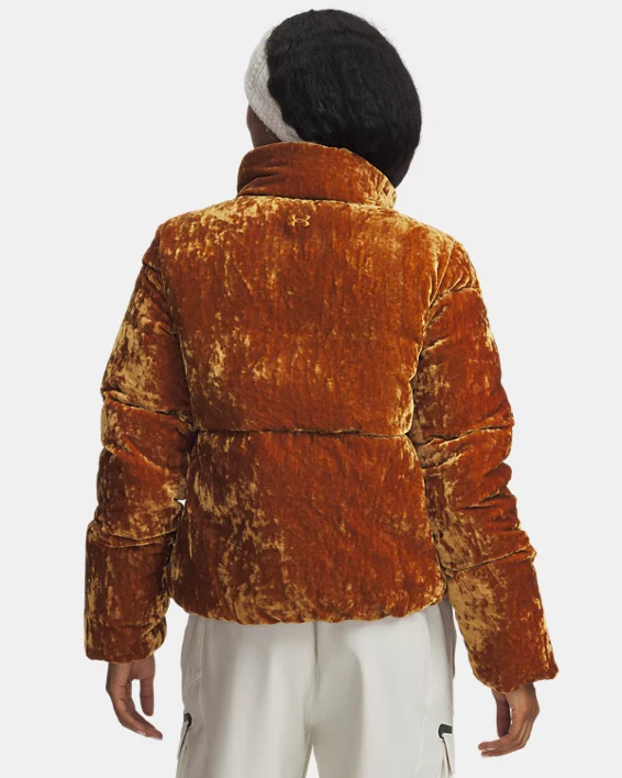 UA Limitless Down Velvet Womens Puffer Jacket - Image 3