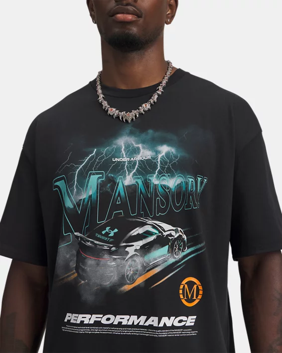UA x Mansory Heavyweight Racing Mens Short Sleeve - Image 4