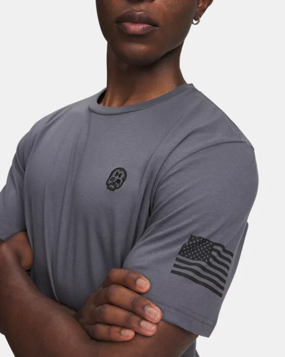 UA Freedom Tactical Logo Mens T-Shirt - Image 3