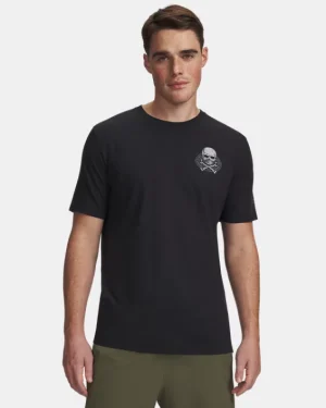 UA Freedom Fire Skull Mens T-Shirt