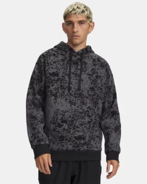 UA Rival Fleece Printed Mens Hoodie