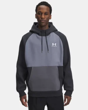 UA Icon Heavyweight Colorblocked Mens Hoodie