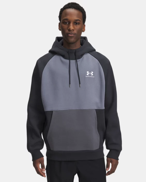 UA Icon Heavyweight Colorblocked Mens Hoodie