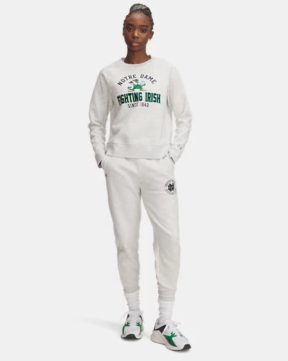UA Rival Fleece Collegiate Womens Joggers - Image 3