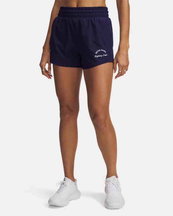 UA Flex Woven Collegiate Womens 3 Shorts