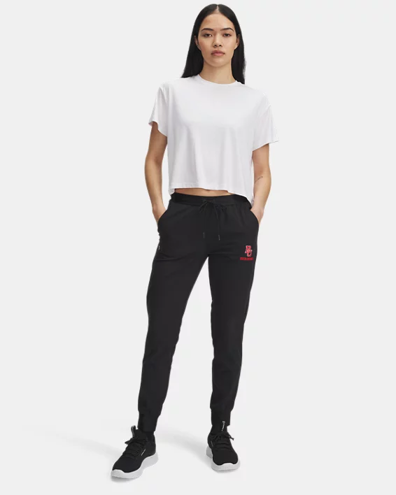UA Sport Woven Collegiate Womens Pants - Image 3
