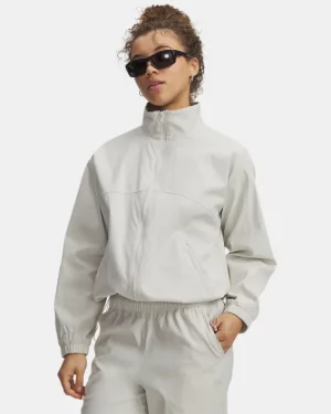 UA Unstoppable Woven Womens Full Zip