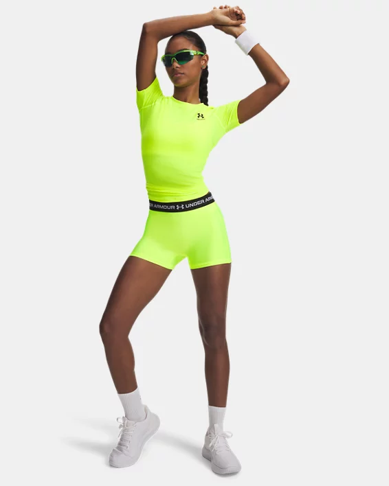 HeatGear Shorty Womens 3 Shorts - Image 3