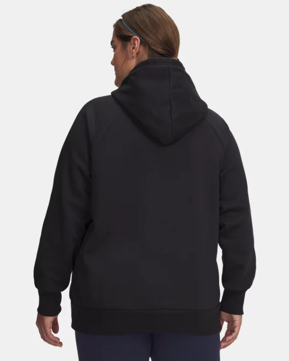 UA Rival Fleece Shimmer Womens Hoodie - Image 2