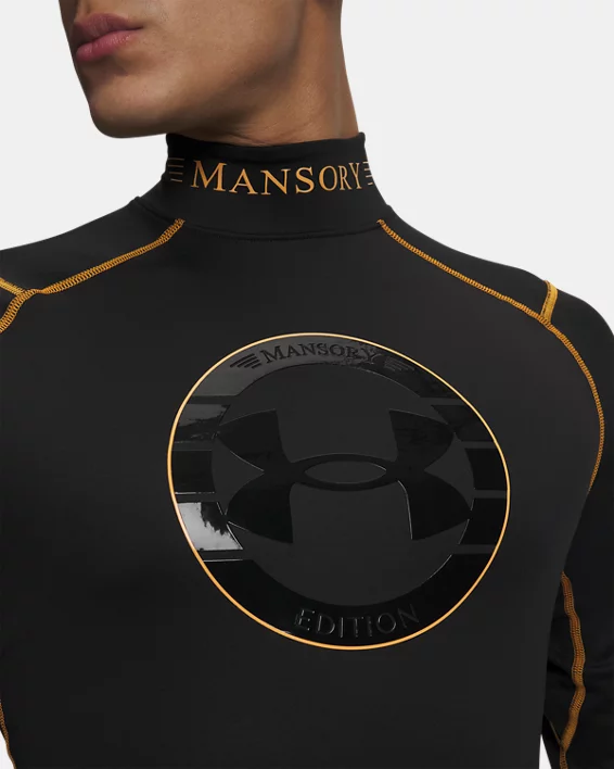 UA x Mansory ColdGear Mens Mock Neck Long Sleeve - Image 4