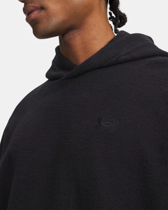 UA Icon Rev Terry Mens Hoodie - Image 3