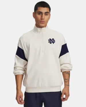UA Gameday Icon Double Knit Fleece Collegiate Mens Zip