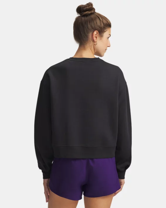 UA Icon Fleece Collegiate Womens Crew - Image 2