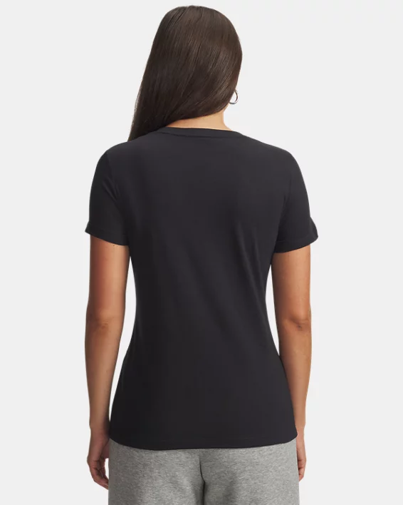 UA Performance Cotton Collegiate Womens Short Sleeve - Image 2