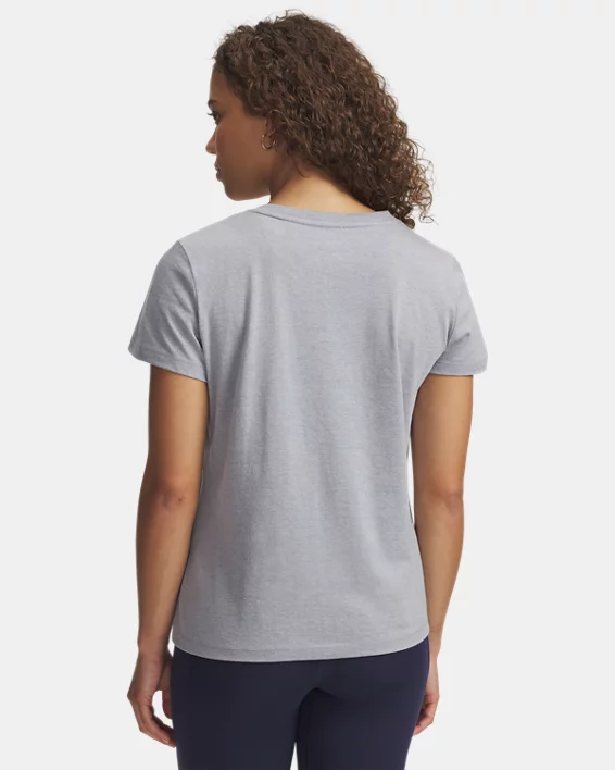 UA Performance Cotton Collegiate Womens Short Sleeve - Image 2
