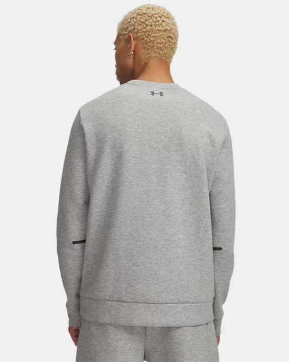 UA Unstoppable Fleece Collegiate Mens Crew - Image 2