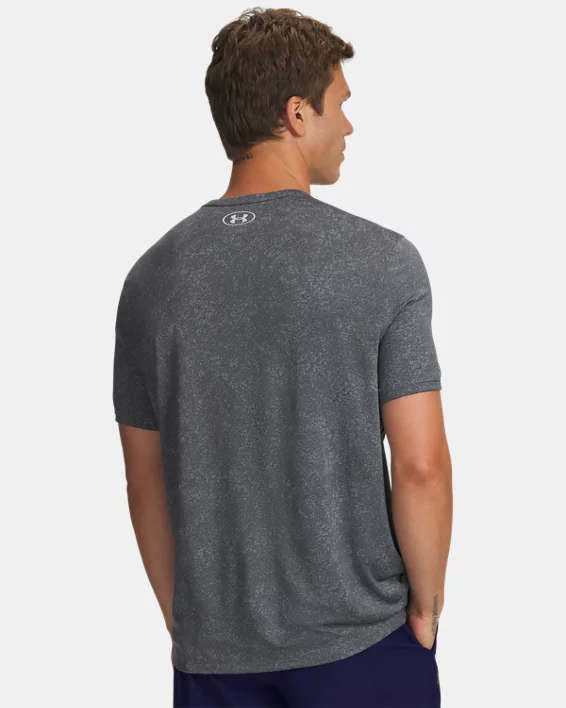 UA Tech Collegiate Pixelate Mens Short Sleeve - Image 2